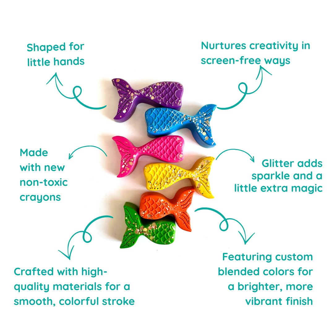 Mermaid Crayons