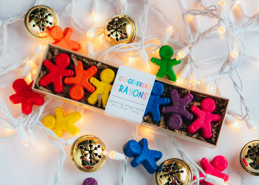 Gingerbread Men Crayons