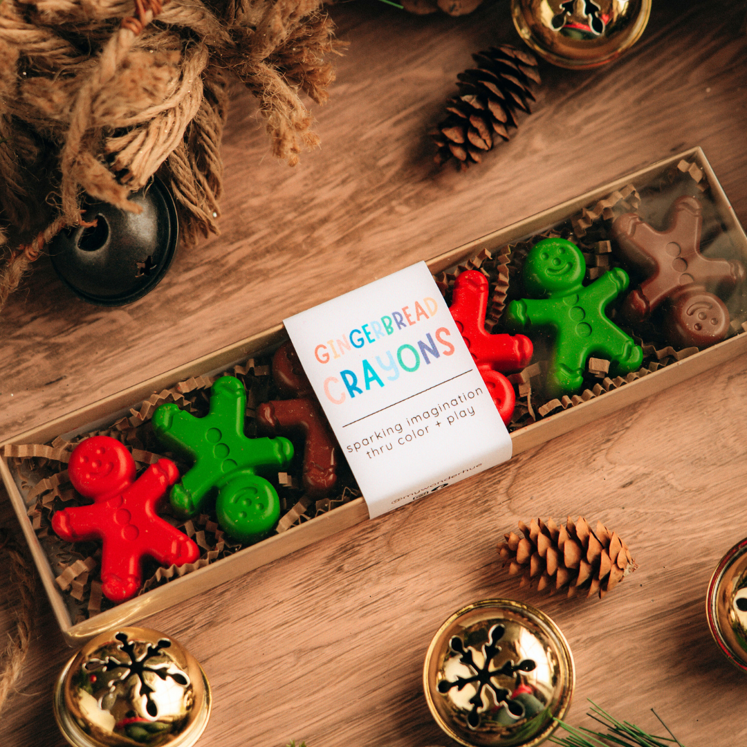 Gingerbread Men Crayons
