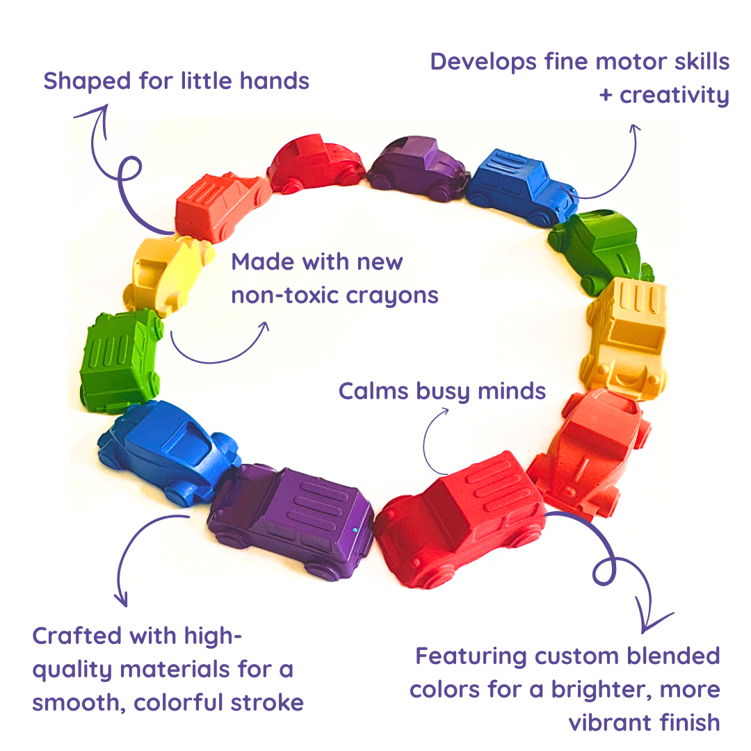 Car Shaped Crayons