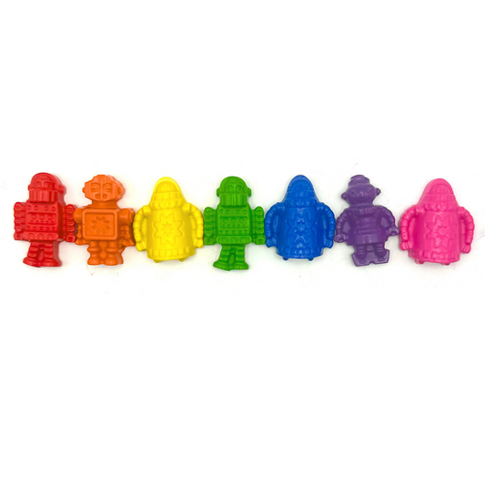 Robot Shaped Crayons