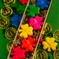 Rainbow Shamrock Crayons