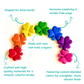Rainbow Shamrock Crayons