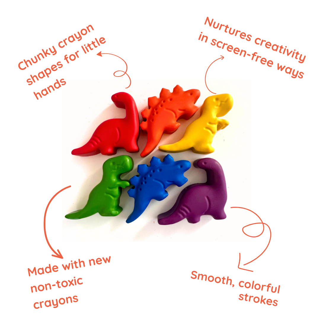 Dinosaur Crayons