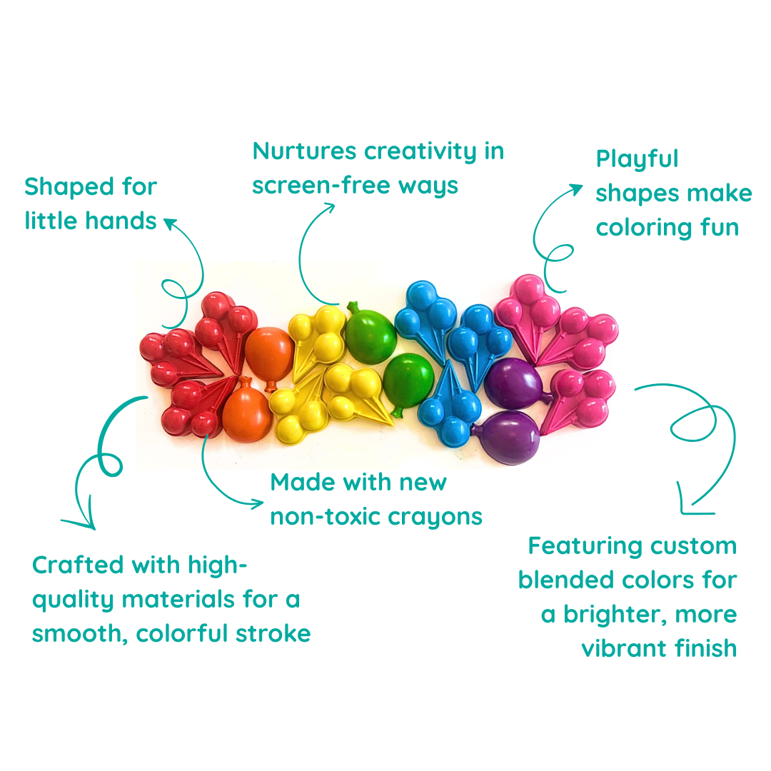 Balloon Shaped Crayons