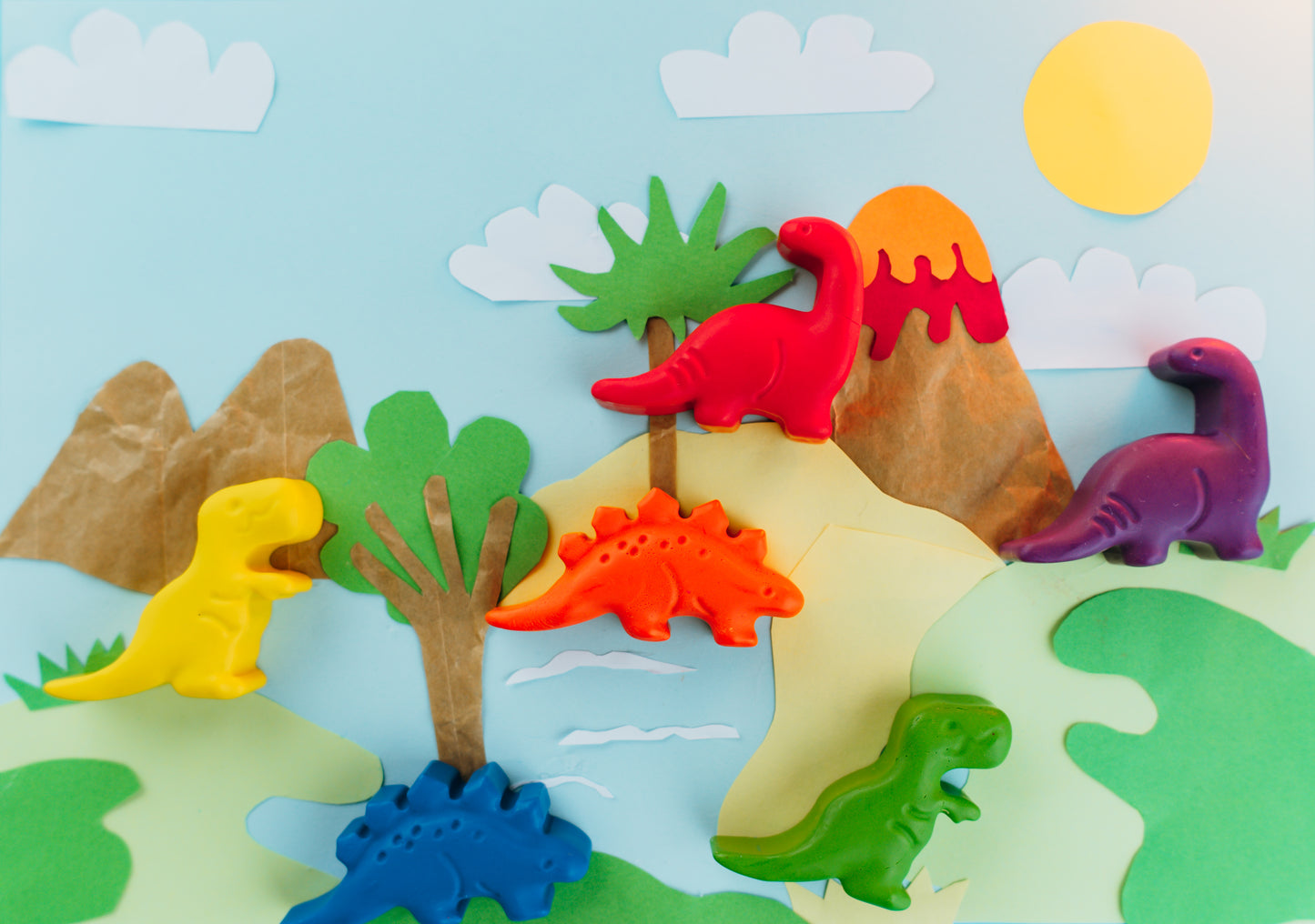 Dinosaur Crayons