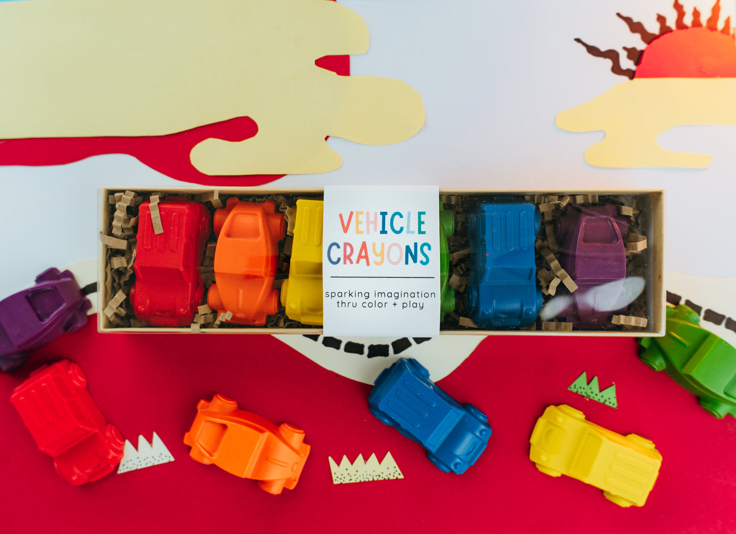 Car Shaped Crayons