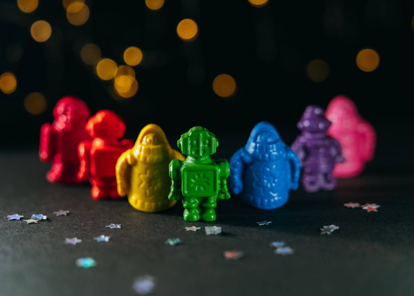 Robot Shaped Crayons