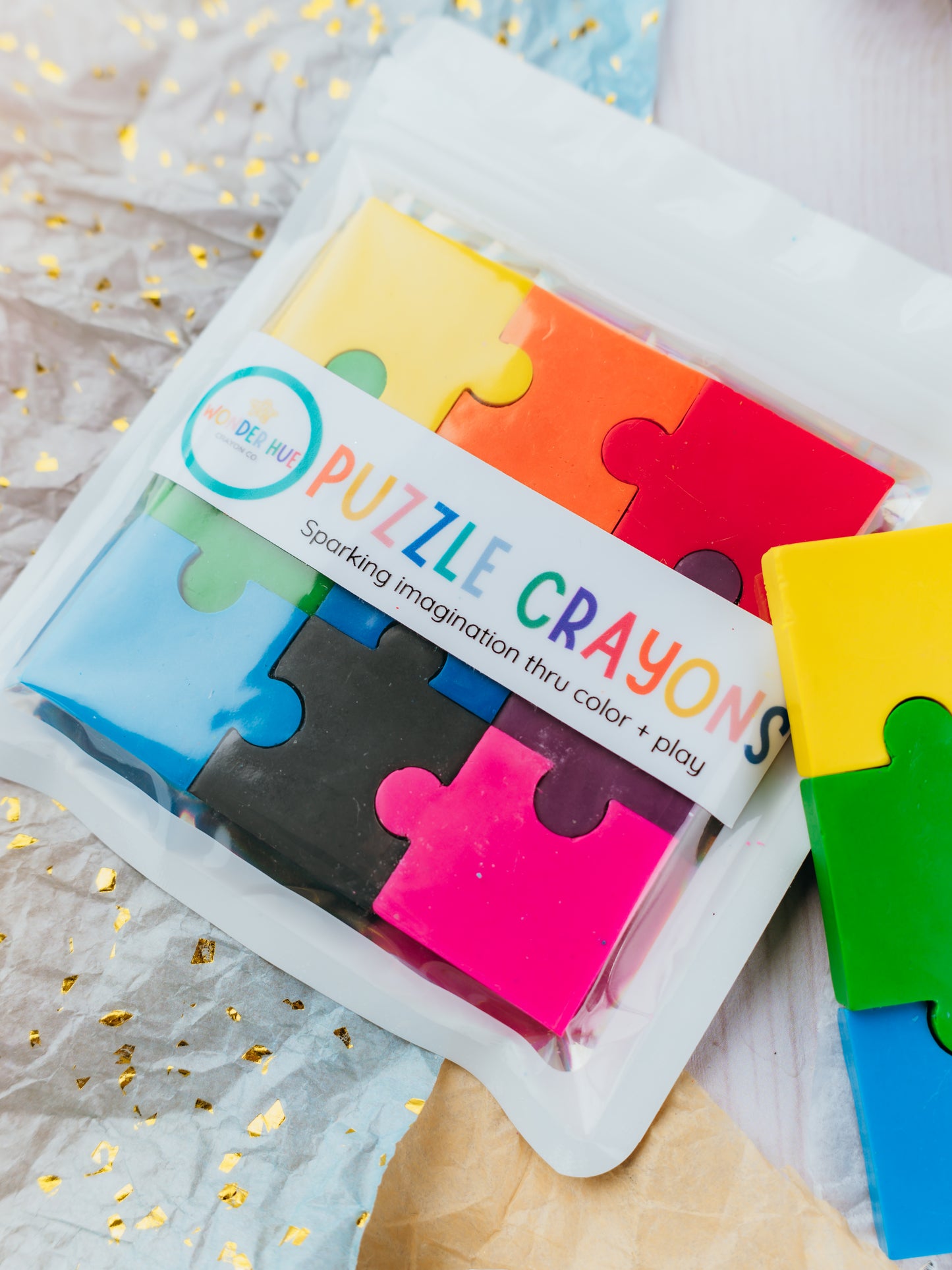 Puzzle Shaped Crayons