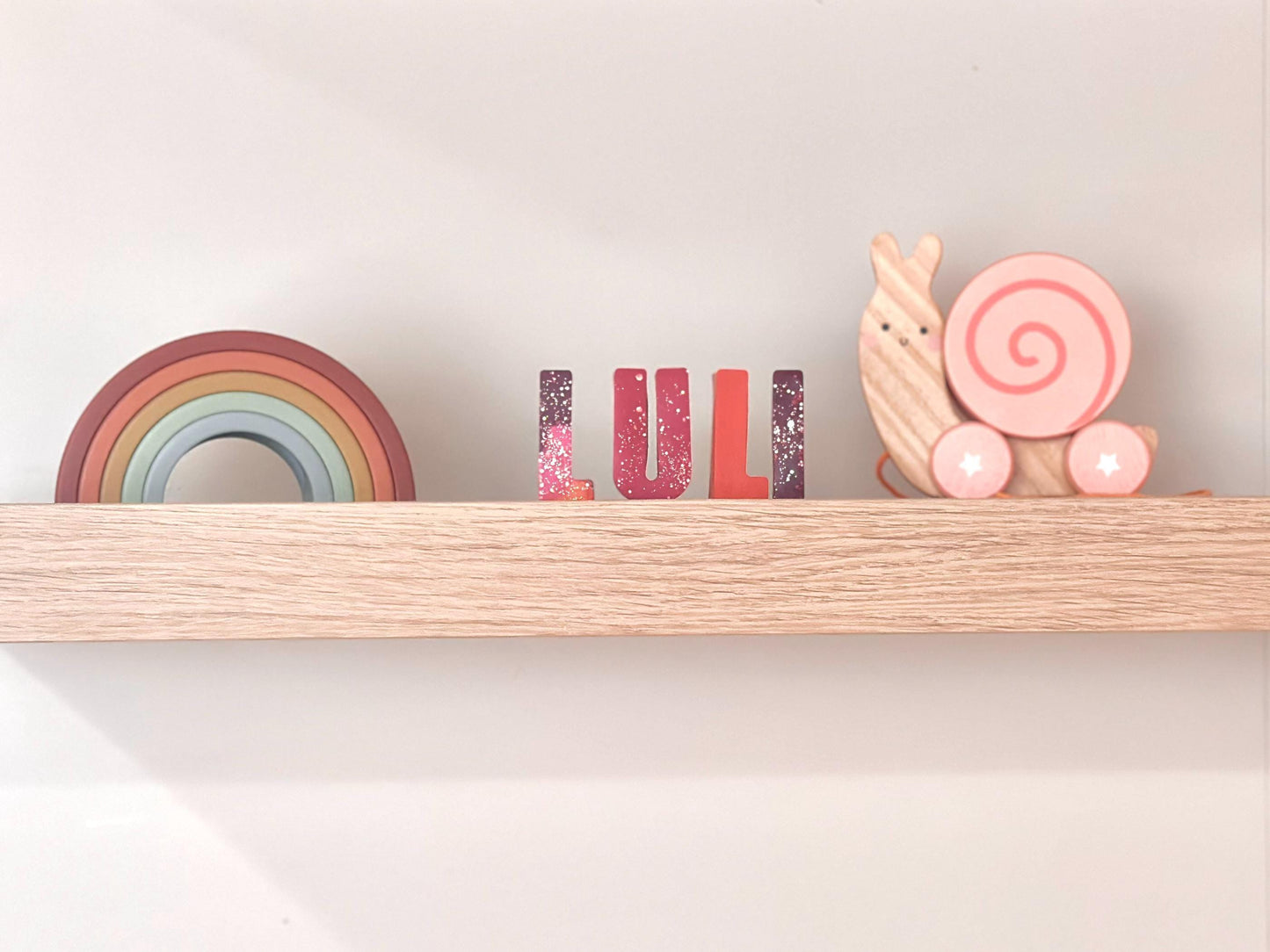 Glitter Name Crayons