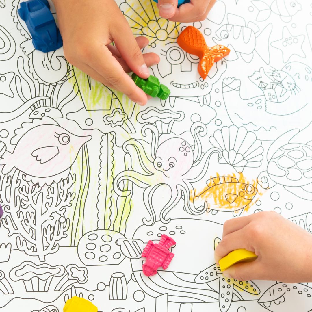 Robot Shaped Crayons