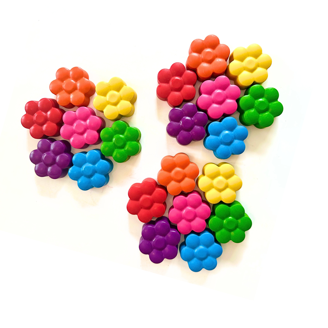 Daisy Flower Crayons