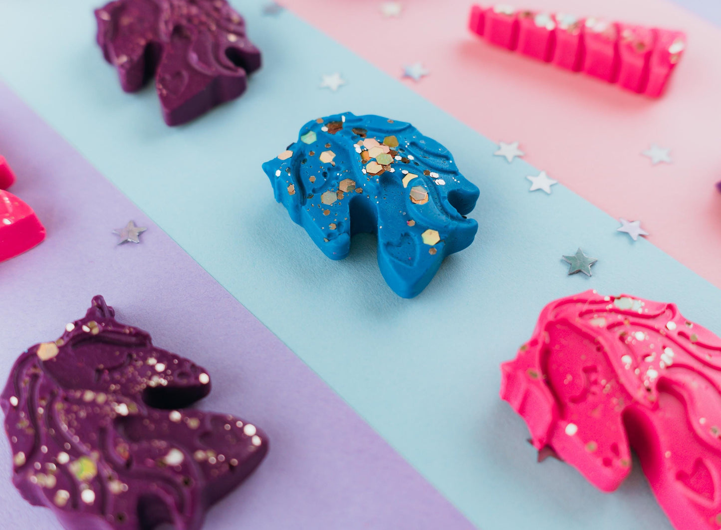 Unicorn Party Favor – Glitter Crayon Set Kid Birthday Gift