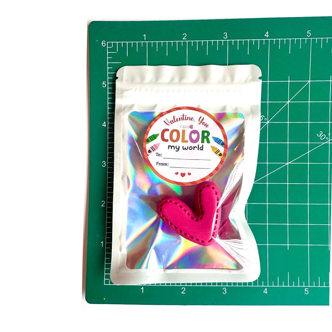 Valentine Classroom Exchange – Noncandy Custom Crayon Party Favor