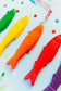 Kids Party Favor Set Fish Shaped Crayon Collection Rainbow Color Design Nontoxic Toddler Art Supply Handmade Safe Coloring Tool Ocean Theme Birthday Gift Novelty Crayon Kids Educational Activity Fine Motor Skill Builder Screen Free Creative