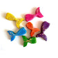 Glitter Crayon Set Mermaid Tail Shaped Kids Art Supply Ocean Themed Birthday Party Favor Rainbow Colored Sparkly Crayons Creative Activity Toy Non Toxic Coloring Set Toddler Gift Bags Under Sea Party Goodie Bag Imaginative Play Craft Supply