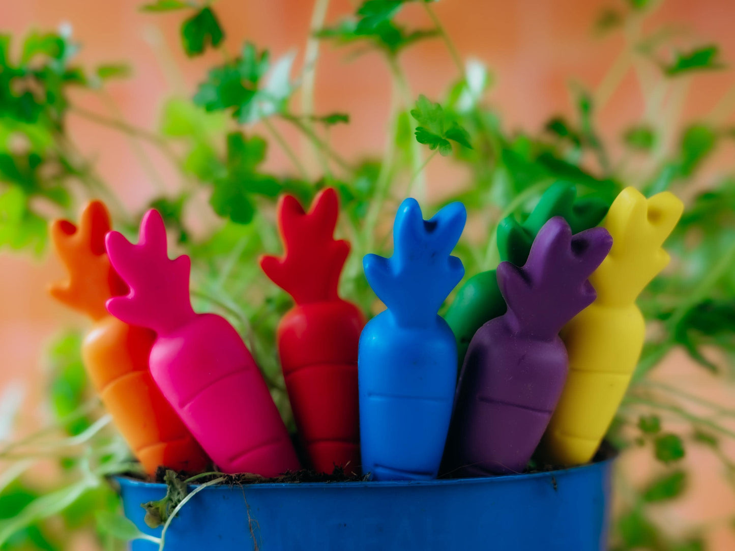 Easter Basket Stuffer – Handmade Carrot Crayons Noncandy Gift