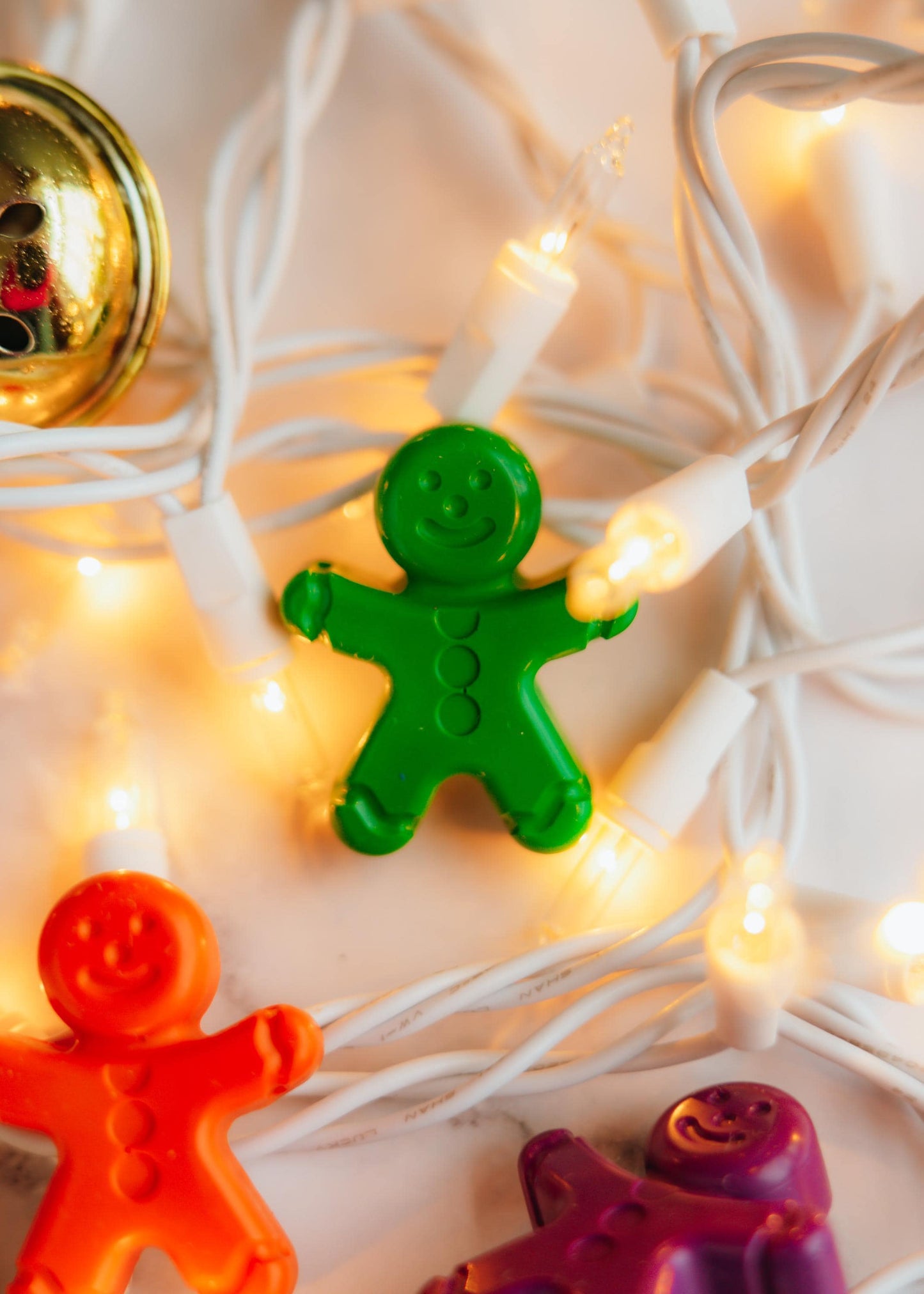 Gingerbread Crayon Set – Handmade Christmas Stocking Stuffer