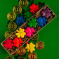 Hand Poured Novelty Crayons Shamrock Shaped Rainbow Colors Kids Art Supplies St Patrick Day Classroom Activities Irish Themed Party Treats March Holiday Celebration Items Children Festive Coloring Materials Goodie Bag Stuffers Lucky Charm