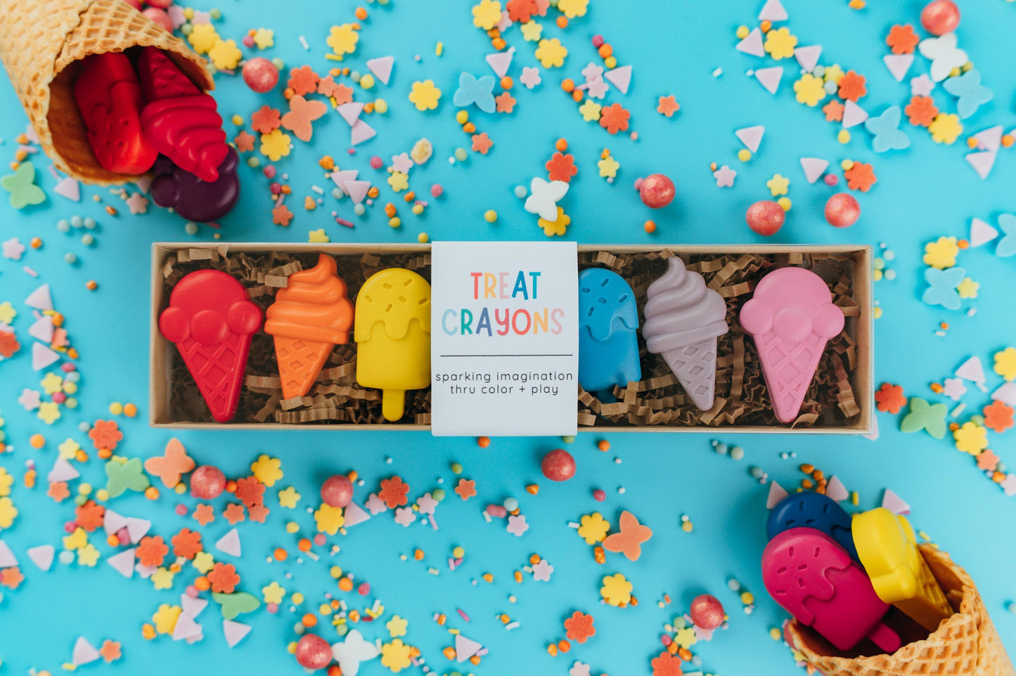 Ice Cream Crayons – Birthday Party Gift or Favor for Kid Coloring Activities
