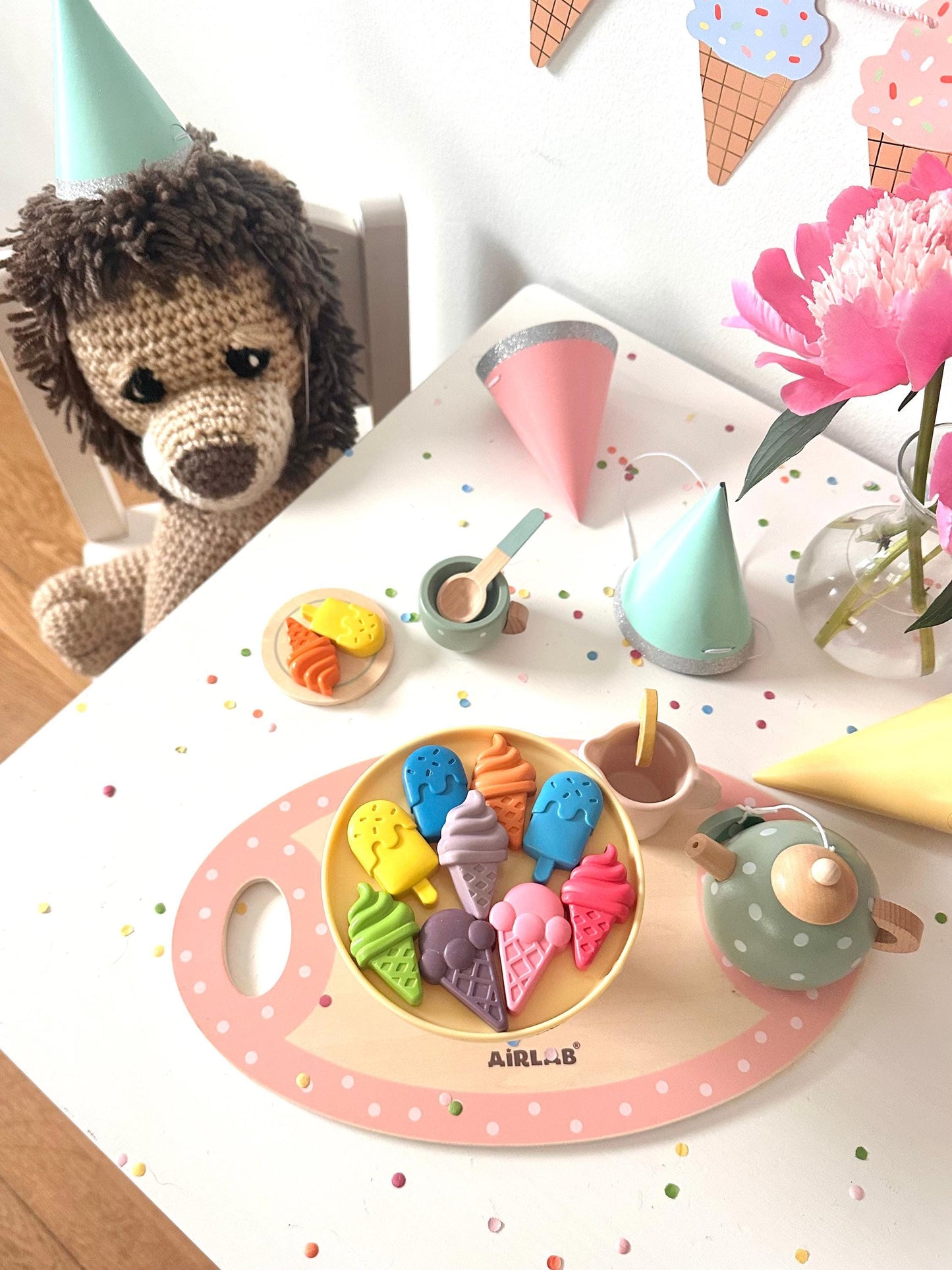 Ice Cream Crayons – Birthday Party Gift or Favor for Kid Coloring Activities
