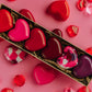 Creative Art Supply Heart Shaped Crayon Valentine Six Piece Set Non Candy Classroom Favor Swirled Red Pink Purple Colors Preschool Exchange Gift Kids Party Favor Birthday Celebration Educational Activity Toddler Gift Screen Free Fun