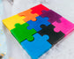 Interlocking Puzzle Piece Crayon Set Rainbow Sensory Learning Toy Educational Art Supply Toddler Fine Motor Development Tool Autism Therapy Aid Preschool Activity Gift Non Toxic Colorful Puzzle Design Special Needs Support Toy Screen Free