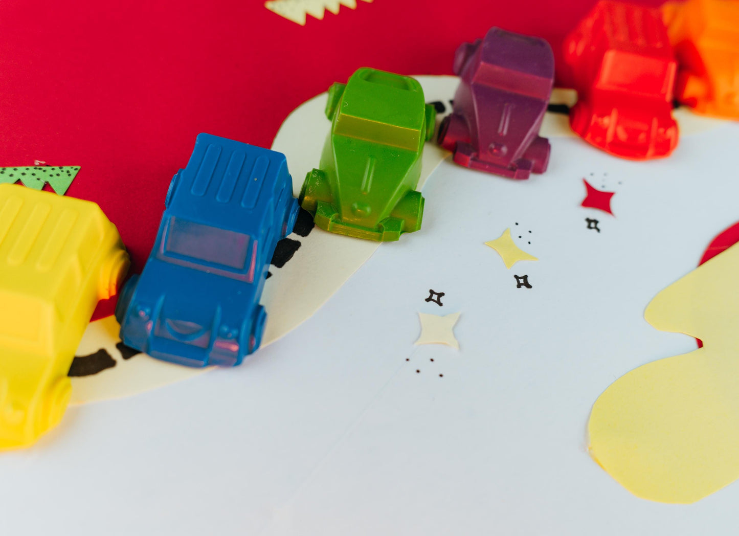 Car Shaped Crayons – Perfect Race Car Party Favors for Toddlers