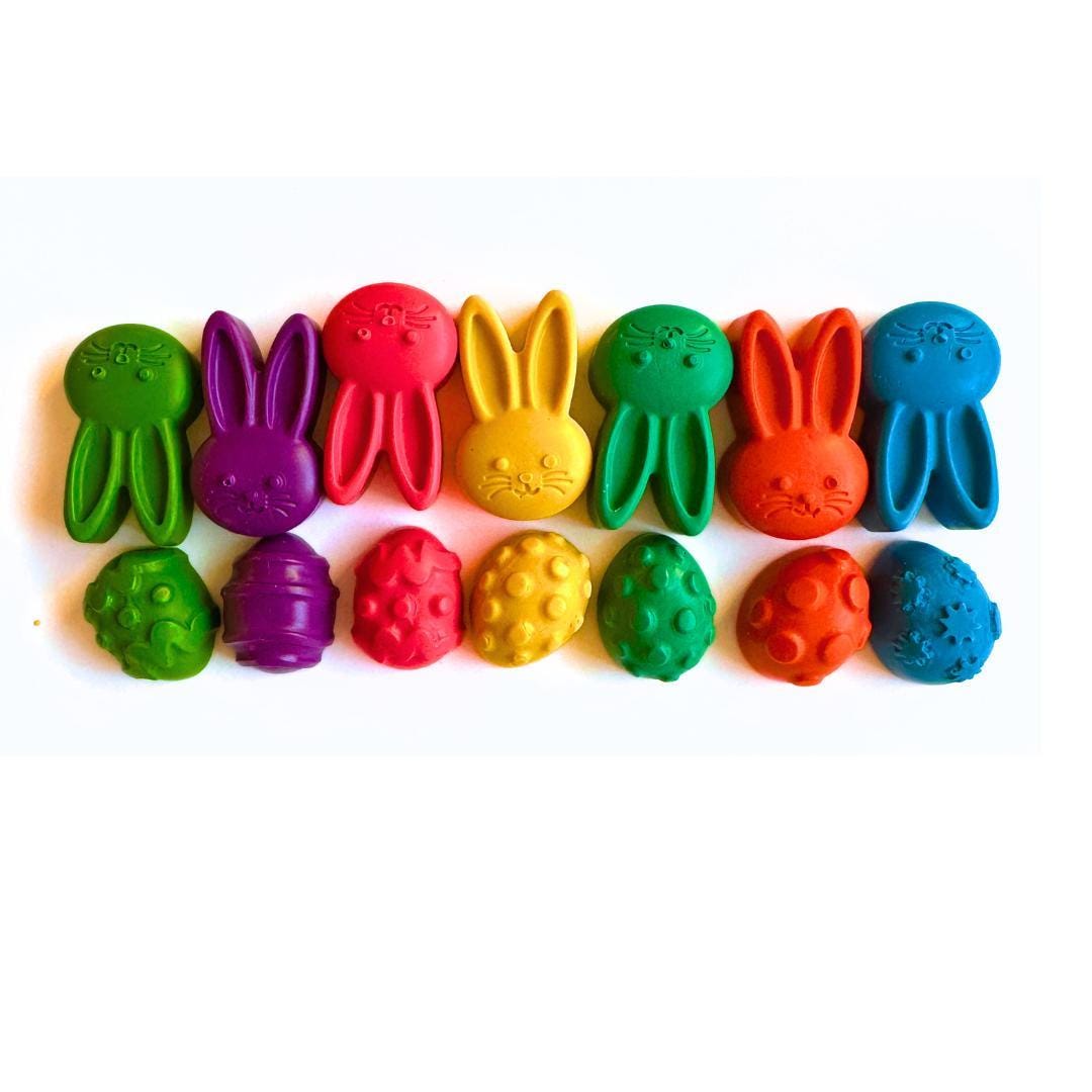 Easter Crayon – Noncandy Handmade Easter Egg Filler for Toddlers