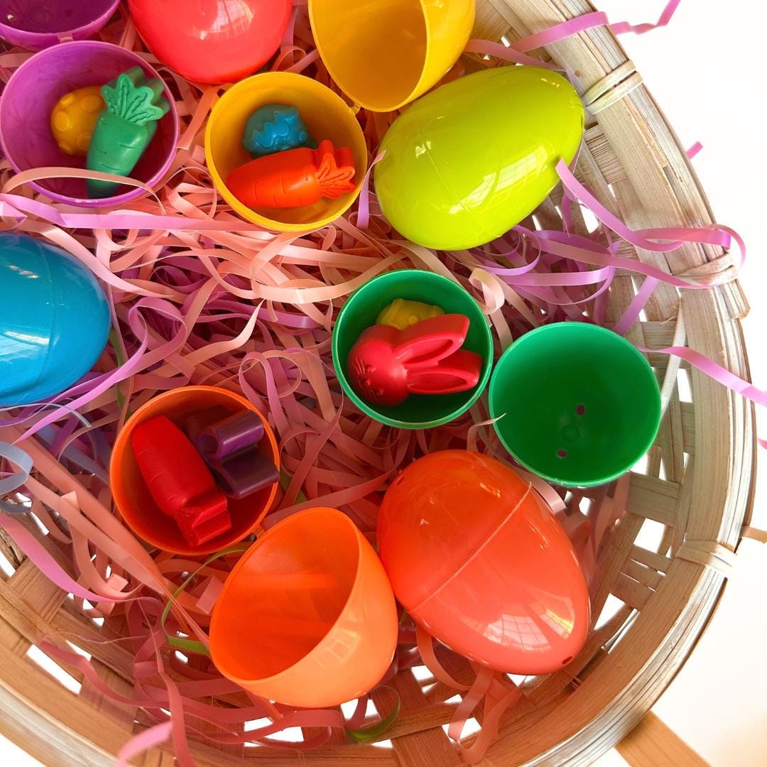 Easter Crayon – Noncandy Handmade Easter Egg Filler for Toddlers