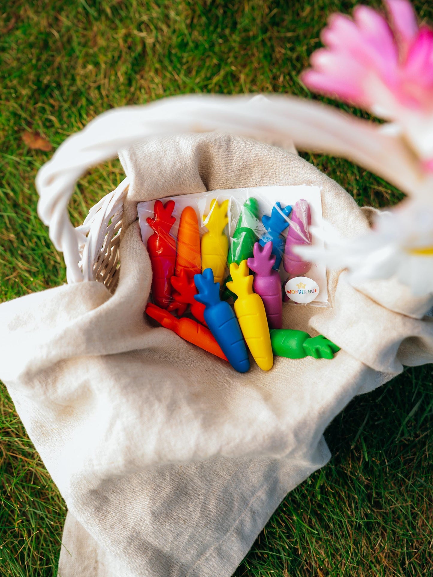 Easter Basket Stuffer – Handmade Carrot Crayons Noncandy Gift