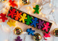 Shaped Crayon Set Gingerbread Man Design Classroom Activity Supplies Kids Party Favor Collection Christmas Gift Ideas Handmade Holiday Crayons Festive Stocking Stuffer Options Toddler Art Materials Vibrant Colors Creative Fun Non-Toxic Safe