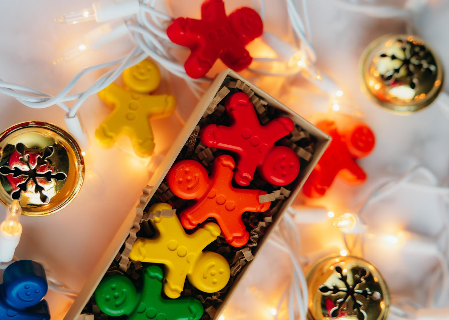 Gingerbread Crayon Set – Handmade Christmas Stocking Stuffer