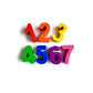 Birthday Party Favors Kids Educational Gifts Number Shaped Crayons Preschool Learning Tools Rainbow Color Counting Toys Math Activities Number Recognition Practice Creative Play Supplies Toddler Educational Toys Classroom Gift Ideas Hands