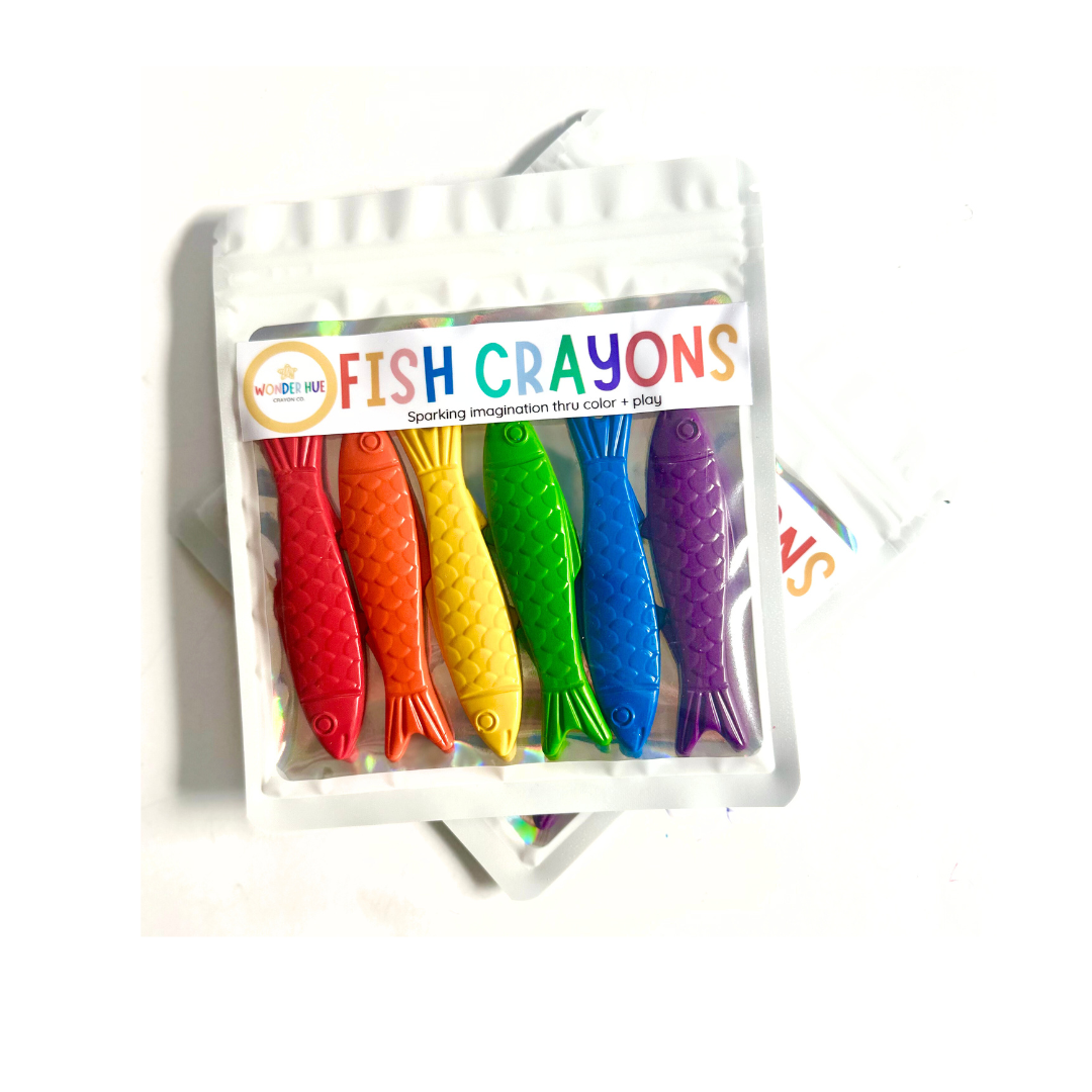 Fish Shaped Crayons